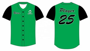 Camiseta de béisbol con logotipo personalizado Camiseta de béisbol de diseño de alta calidad Servicio OEM de béisbol para hombres - Product Image 5