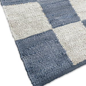 <b>Large</b> Handwoven Organic Jute Bohemian Geometric Eco-Friendly Low Pile <b>Rug</b> Soft Floor Carpet for Home - Product Image 3