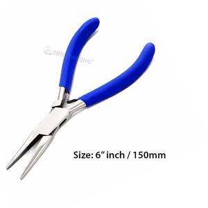 Alicates de punta fina de 150 mm de largo, Zetomed pro, herramienta manual de precisión de acero inoxidable de alta calidad para la fabricación de joyas y trabajos con alambres finos. - Product Image 3