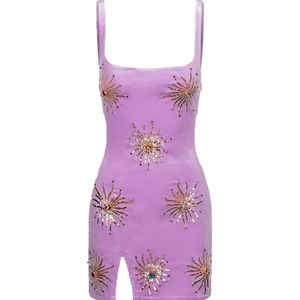 Hermoso Vestido Mini para Mujer, Vestido de Manga Corta con Estampado Floral para Toda Ocasión, con Cuello en V y Volantes, Vestido Mini para Chicas - Product Image 5