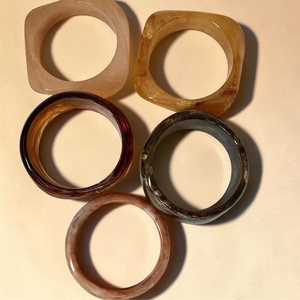 Color Chunky <b>Resin</b> Bangle Bracelet Acrylic Cuff Bracelet Fashion Bangles <b>Resin</b> Bangle For Her - Product Image 1