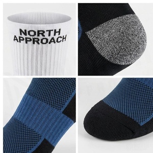 North Approach Crew <b>Socks</b> Blue <b>Breathable</b> Running <b>Socks</b> for Adults Spring Season - Product Image 4