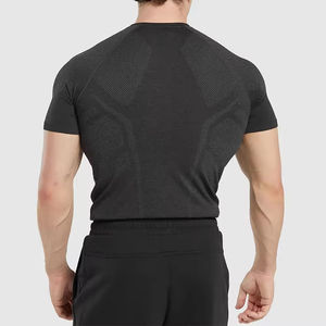 Chemise de compression à manches longues pour homme Codylundi, imprimé animal, séchage rapide, coupe sportive, col rond, vêtements d'été, polyester/coton - Product Image 2