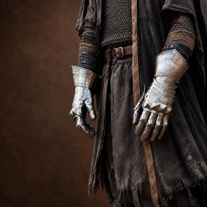 Guantes de Caballero Medieval, Armadura de Acero Hecha a Mano, Estilo Gótico, Disfraz de Cosplay, Protección para Ferias Renacentistas - Product Image 3