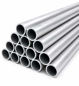 Tube rond en aluminium de grand diamètre 6061 6063 6082 T6, fournisseur de tuyaux en aluminium extrudé industriel - Product Image 2
