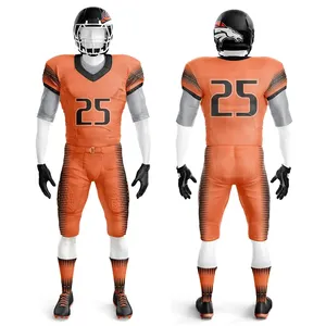 Custom Logo American Football Uniform Set Sublimation Jersey <b>Pants</b> Breathable Quick Dry Team Practice Sports Apparel - Product Image 4