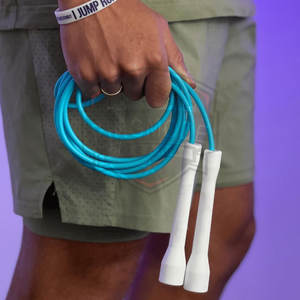 เชือกกระโดดปรับระดับได้ PVC คุณภาพสูง พิมพ์โลโก้ได้ สำหรับออกกำลังกายที่ยิมและที่บ้าน - Product Image 3