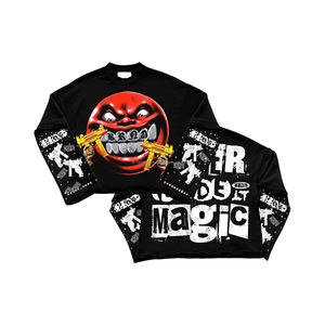 Camiseta Personalizada Lisa de Algodón 100% de 230 g/m² para Hombre, Camiseta Oversize con Pedrería y Lavado Ácido para Hombre - Product Image 1