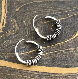 <b>Top</b> Quality <b>Silver</b> 925 Hoop Earring (1.6 Grams) Minimalist Jewelry Perfect for Wedding & Parties Comfortable Wear - Product Image 3