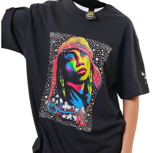 Precio al por mayor, camiseta de marca de alta calidad 100%, Camiseta de algodón para hombres, Camiseta holgada para hombres, Camiseta cómoda de gran tamaño - Product Image 1