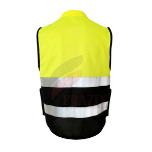 Gilet de travail respirant, équipement de sécurité réfléchissant pour les travailleurs industriels, la logistique et les chantiers extérieurs, gilet de travail léger - Product Image 3