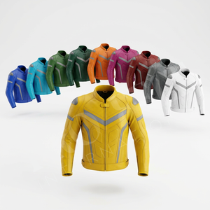 Hot Sale Genuine Leather Motorcycle Jacket with Breathable Design & Reflective Strips Stylish and Durable OEM Biker Gear Jacket - Product Image 1