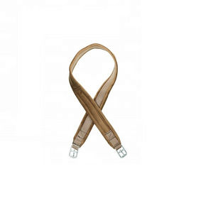 Sangle de cheval anatomique personnalisée avec logo, confortable, en acier inoxydable et cuir souple, accessoire équestre - Product Image 2