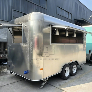 Mobile Coffee Kiosk Catering Fast Food Truck Food Truck Mobile Stainless Steel Food Trailer Full Kitchen Equipment - Product Image 1