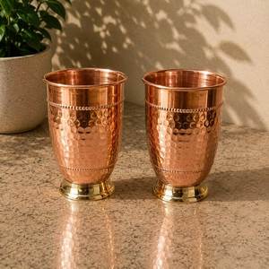 Copper Traditional Indian Mug with Handle-<b>Portable</b> Eco-Friendly Drinkware for Outdoor & Home Use Dining Decor & Gifting - Product Image 6