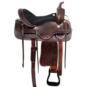 Silla de Montar Occidental Personalizada OEM para Caballos, Color/Talla Personalizables, Logotipo Personalizado, Alta Calidad, Hecha en Pakistán, Cómoda y Transpirable - Product Image 1