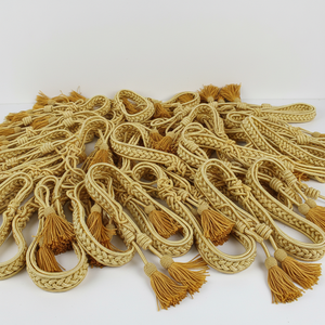 Borlas de Mylar Doradas de Alta Calidad al por Mayor, Borlas Decorativas, Flecos para Uniformes - Product Image 4