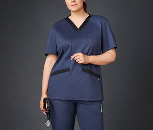 Uniformes Médicos de Enfermería Fabricados por OEM, Diseño Personalizado Multicolor Único, Talla Única, Manga Corta, Conjuntos de Uniformes Profesionales Unisex - Product Image 6