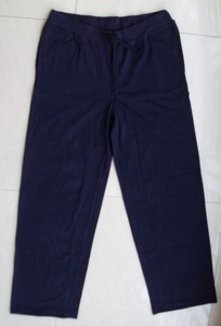 Pantalones Jogger Casuales de Hombre, Grises, de Cintura Media, Estilo Vintage, Ligeros, de Poliéster/Algodón, Tejidos, con Cordón, Ajuste Regular, para Otoño, con Logotipo en la Pierna Derecha - Product Image 4
