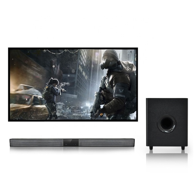 Factory High Quality 2.1 Channel Home Theater System Sound bar with Subwoofer Bluetooth Speaker for TV Theater