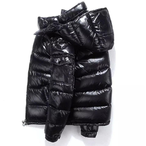 Veste d'hiver matelassée de haute qualité pour homme, col mandarin, tissu en laine, imperméable, respirante, à capuche, taille XS, service OEM ODM - Product Image 2