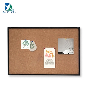 Tablero de Corcho con Marco de Aluminio y Protectores de Esquinas de Plástico Resistente en Varios Colores y Tamaños - Product Image 1