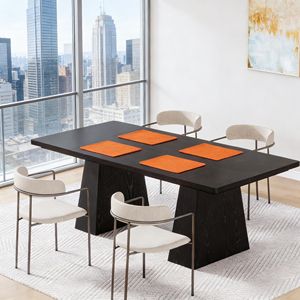 Mesa de Comedor de Madera Estilo Rústico para 6 Personas, Mesa de Cocina con Encanto Rústico - Product Image 2