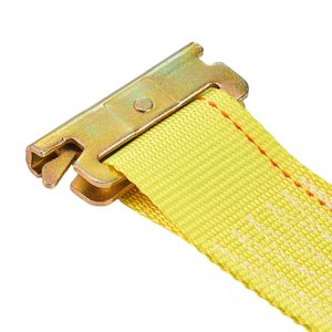 Cinghie a cricchetto 2 pollici x 15 piedi, confezione da 30, cinghie di fissaggio E-Track, resistenza al rottura 4400 libbre, carico nominale 1460 libbre, con gancio E-Track - Product Image 4
