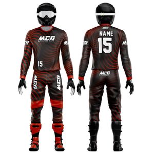 ชุดแข่งรถวิบากคุณภาพดีที่สุด ดีไซน์ทันสมัย พิมพ์ลายด้วยเทคโนโลยี DTF สำหรับรถวิบาก ออฟโรด ATV จักรยานเสือภูเขา และมอเตอร์ครอส ผลิตจากผ้าสเตรช - Product Image 1