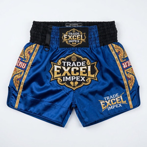 Trade Excel Impex - Pantalones Cortos de Muay Thai y MMA Transpirables con Frente Sólido Personalizables, Ecológicos y de Secado Rápido para Unisex - Product Image 3
