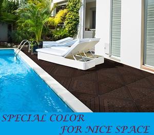 Baldosas de Madera de Acacia Encajables FGW-08SRS, Fácil Instalación, Decoración para Balcón/Entrada/Patio/Jardín, Paisajismo y Terrazas - Product Image 6