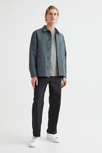 Camiseta de hombre de estilo japonés, corte regular, color personalizado, tejido de punto sencillo teñido con hilo, 50% algodón, 30% lyocell, 20% poliéster, termoimpresa. - Product Image 6