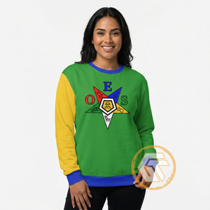 Sudadera Personalizada de Alta Calidad para Mujer, Bordada con el Símbolo de la Estrella del Este, de Algodón Sólido, Informal, para Invierno/Otoño, Ropa Griega - Product Image 3