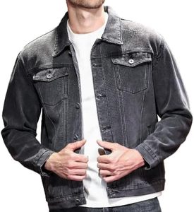 Veste d'hiver, meilleur fabricant de vestes en jean pour hommes, couleur unie, service OEM personnalisé, dernier style, denim teint uni - Product Image 5