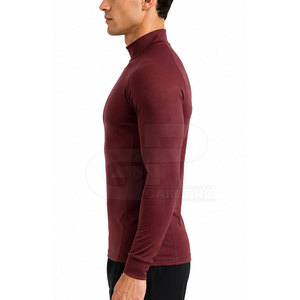 Soft Stretch Fabric <b>Compression</b> <b>Shirt</b> <b>For</b> Football Players Offering Comfort And Breathable Athletic Performance Support - Product Image 6