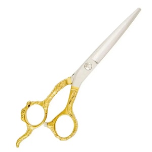 Professional Stainless Steel Hair Scissors Sharp Tip Long Handle Right Handed Salon Use - Product Image 2