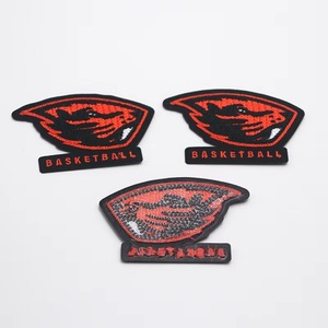 Patchs brodés personnalisés avec logo sur le devant, 2D/3D, haute qualité, viscose/polyester, doublure en coton unisexe - Product Image 3