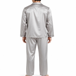 Vêtements de nuit pour hommes, combinaison de sommeil confortable, ensemble à manches longues, tissu doux, coupe confortable, matériau respirant, vêtements décontractés de printemps - Product Image 2