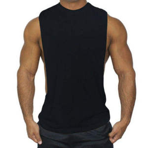 Nueva Camiseta Deportiva Transpirable de Tela Lisa para Gimnasio, Camiseta sin Mangas para Hombre al por Mayor, la Mejor Camiseta sin Mangas para Hombre - Product Image 1