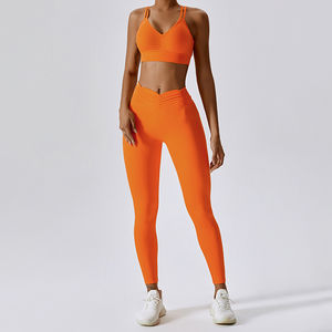 Nouvel Arrivage Soutien-gorge de Sport et Yoga à Torsion Frontale, Séchage Rapide, Logo Personnalisé, en Nylon Spandex Rembourré pour Entraînement, Gym, Fitness - Product Image 5