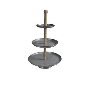 Nouveau support à gâteau vintage à 3 niveaux en fer galvanisé pour mariages et anniversaires, fournitures de fête rondes en fer, taille et forme personnalisables - Product Image 5