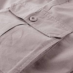 Men's High Street Canvas <b>Cargo</b> Shorts 100% Cotton Multi Pockets Casual Loose Fit Outdoor <b>Work</b> Wear Summer Waterproof OEM Service - Product Image 3