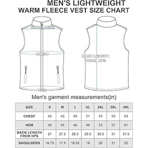 Chaleco de Forro Polar para Hombre, Chaqueta sin Mangas con Cierre Completo, Ropa Exterior Transpirable y Ligera para Uso Casual al Aire Libre, Forro Polar para Hombre - Product Image 4