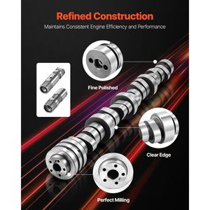 5-Piece Gray Cast Iron Lifter Camshaft Kit Engine Cam for 2009-2019 for Dodge for <b>Ram</b> 1500 5.7L & 2009 for Dodge Durango 5.7L V - Product Image 4