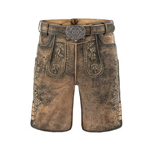 Elegancia alpina tradicional, pantalones de cuero de cabra, auténtico atuendo de herencia alemana. - Product Image 3