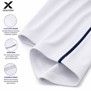 Pantalones de Béisbol X Sports City Estilo Profesional con Dobladillo Abierto, 100% Poliéster, Transpirables, que Absorben la Humedad, Corte Regular, Diseño Sólido - Product Image 5