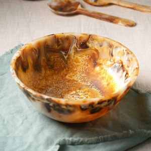 Modern Home Decor Luxury Eco-Friendly <b>Party</b> <b>Table</b> Decoration Resin Handmade Salad Fruit Serving Heart Shape Bowl Multicolor - Product Image 6