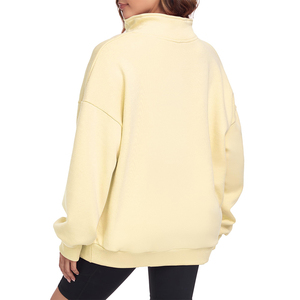 Custom Women Long <b>Hoodie</b> Premium Fleece Fabric <b>Longline</b> Hooded Sweatshirt Casual Winter Apparel Manufacturer - Product Image 4