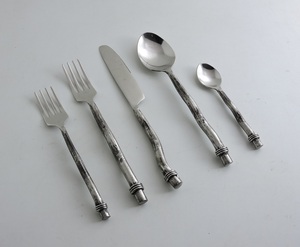 Juego de Cubiertos de Diseño con Baño de Cobre, Vajilla, Regalo de Inauguración, Decoración de Boda, Cubertería, Cuchara para Postre, Tenedor, Cuchillo, Vajilla para Cena - Product Image 5