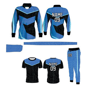 Conjunto de Uniforme Deportivo de Paintball Personalizado con Logotipo, Nombre y Número, Jersey de Manga Larga, Pantalones, Camiseta y Cinta para la Cabeza - Product Image 1